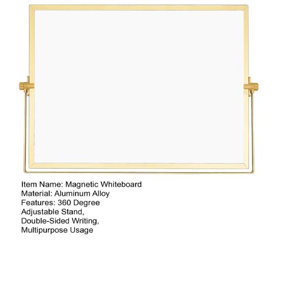 Magnetic Whiteboard Adjustable Stand Double-sided Portable White Board Smooth Surface Easy To Write Whiteboard