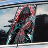 Стикеры на машину Киберпанк Девушка Автомобильные наклейки на B-стойку, центральную стойку Авто Аксессуары Декор для скрытия царапин Водонепроницаемые, солнцезащитные Виниловые наклейки