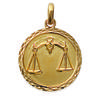 [B8500] — Позолоченный кулон «Весы» — 17 мм