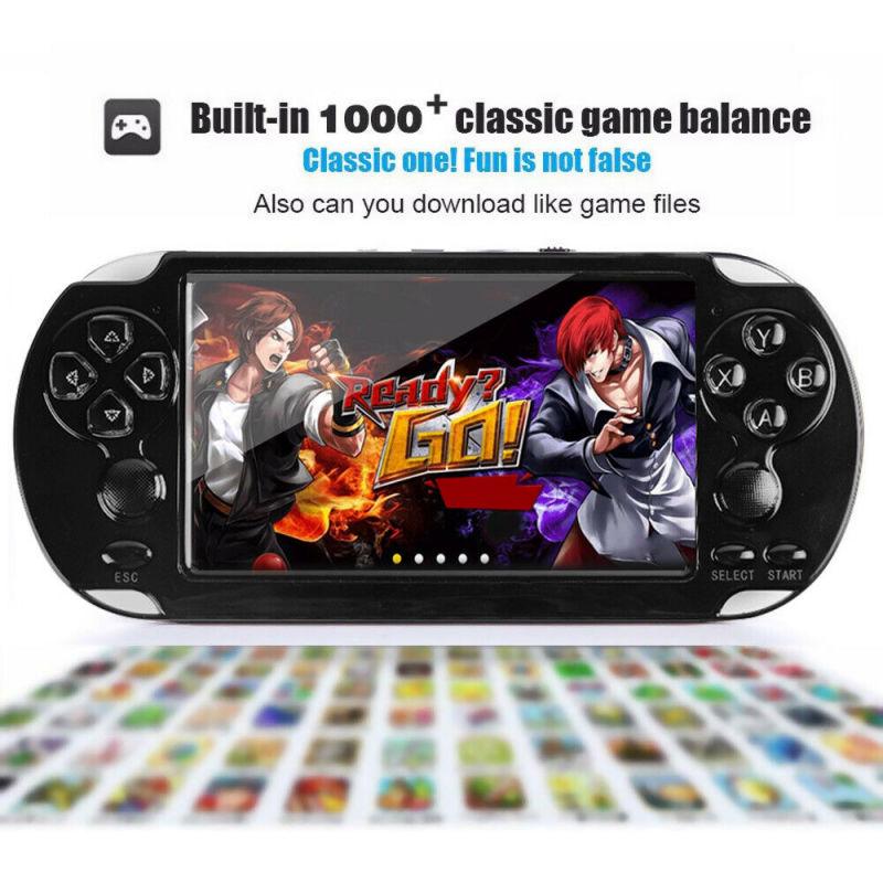 Портативная ретро-игровая консоль GBA с диагональю 5,1 дюйма и большим экраном X9