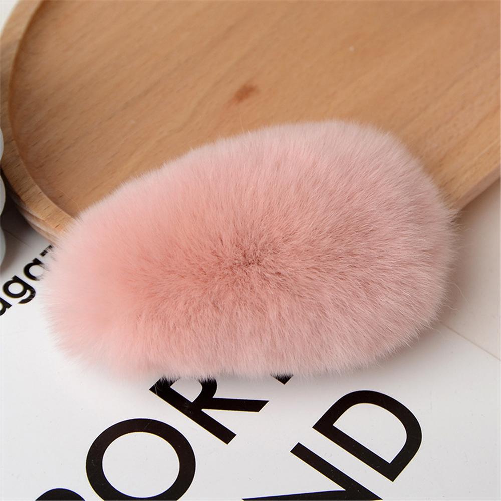 1/3 шт. Зимняя милая пушистая заколка для волос для женщин и девочек, однотонная боковая заколка для волос, BB-заколка, милая плюшевая заколка для волос, цветной аксессуар для волос