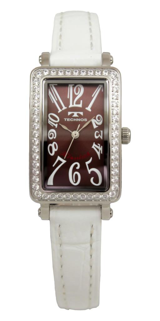 TECHNOS Часы Pave T9935BW Белые Женские