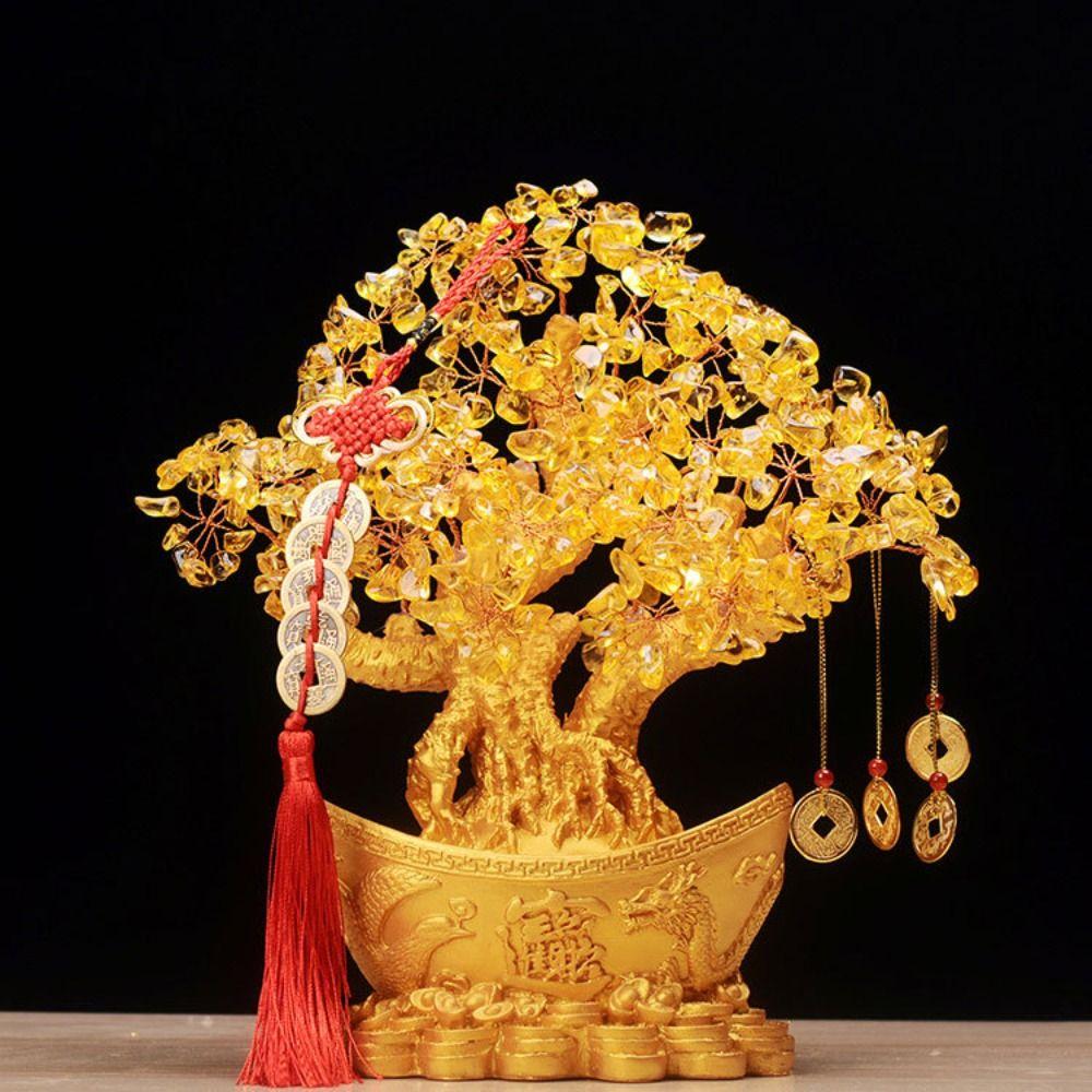 Living Room Good Fortune Desktop Ornaments Decorative Articles Money Tree Ornaments Fortune Tree