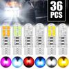 Автомобильный габаритный фонарь T10 3014 LED 24SMD лампа для чтения Универсальный силиконовый водонепроницаемый широкий свет Plug Play W5W подсветка номерного знака