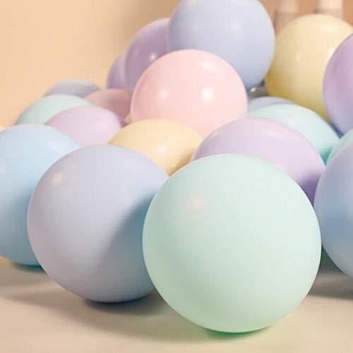 Soft Color Balloons for Birthday Wedding Party 10 Inch - Mixed Color 50 Pieces