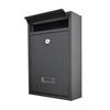 AW Tools Galvanised Steel Wall Mounted Letter Box