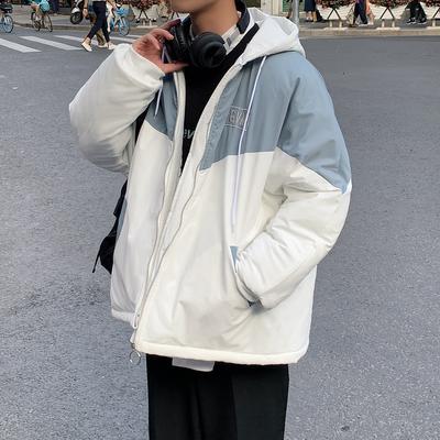 Свободная молния Модная хлопковая одежда с подкладкой Мужская и женская одежда больших размеров из хлопка Осень и зима Хулиган Красивый пожилой