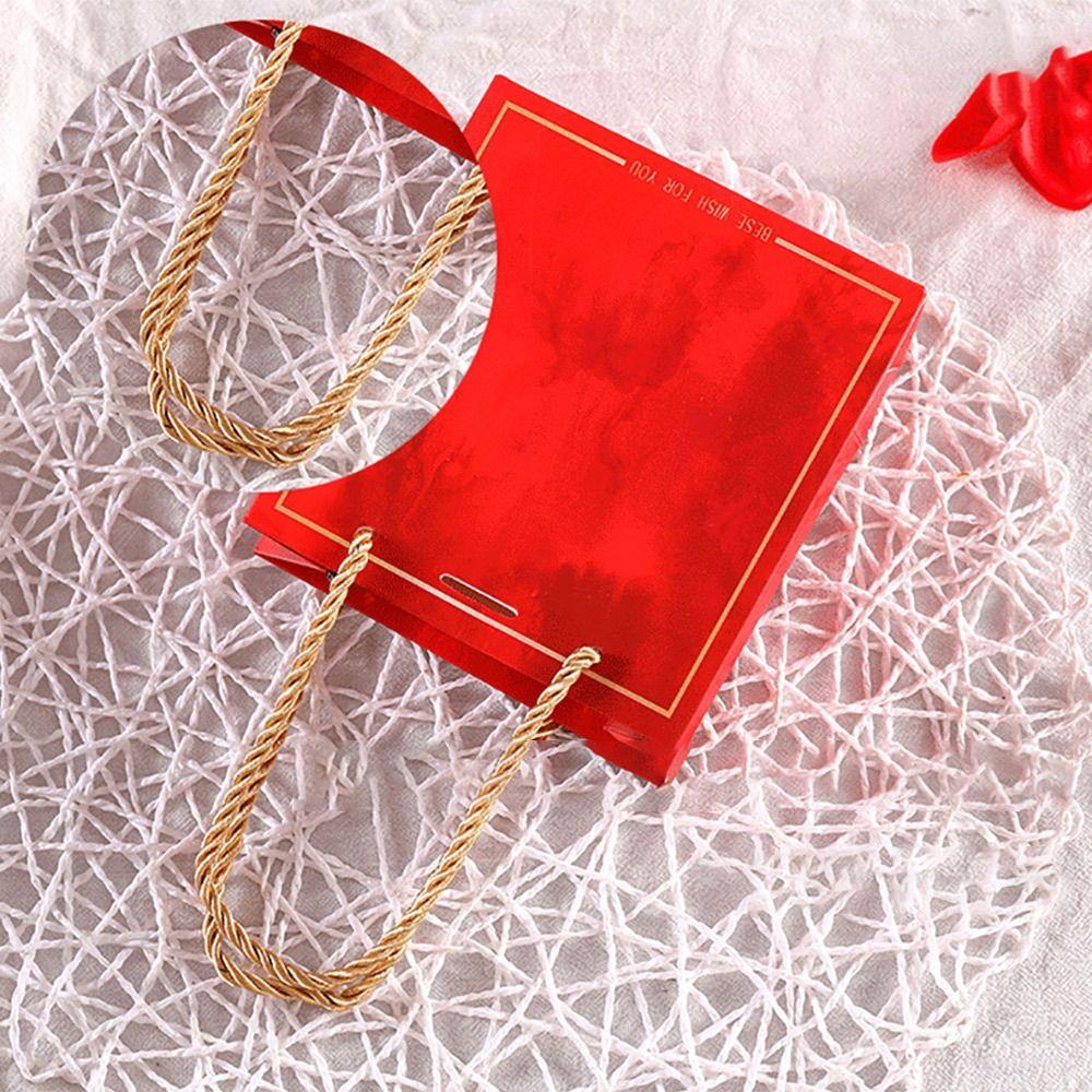 1Pcs Valentines Day Gift Candy Storage Bag Birthday Present Gift Bag Durable Paper Packing Boxes