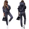 Autumn/Winter 2025 European & American Fashion Long Sleeve Sport Casual Sweatshirt Set