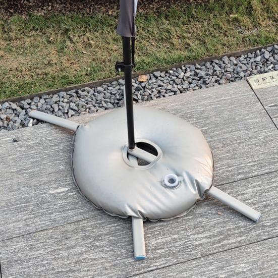 Грузовой мешок для основания флага из перьев, складной круглый флагшток, водонепроницаемый, легко наполняется