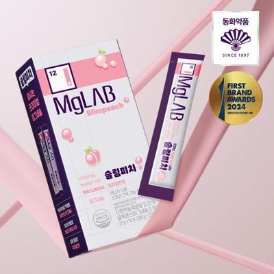 Maglab Slim Персик 14 пакетов (запас на 14 дней) Магний Тыква Персик Калий