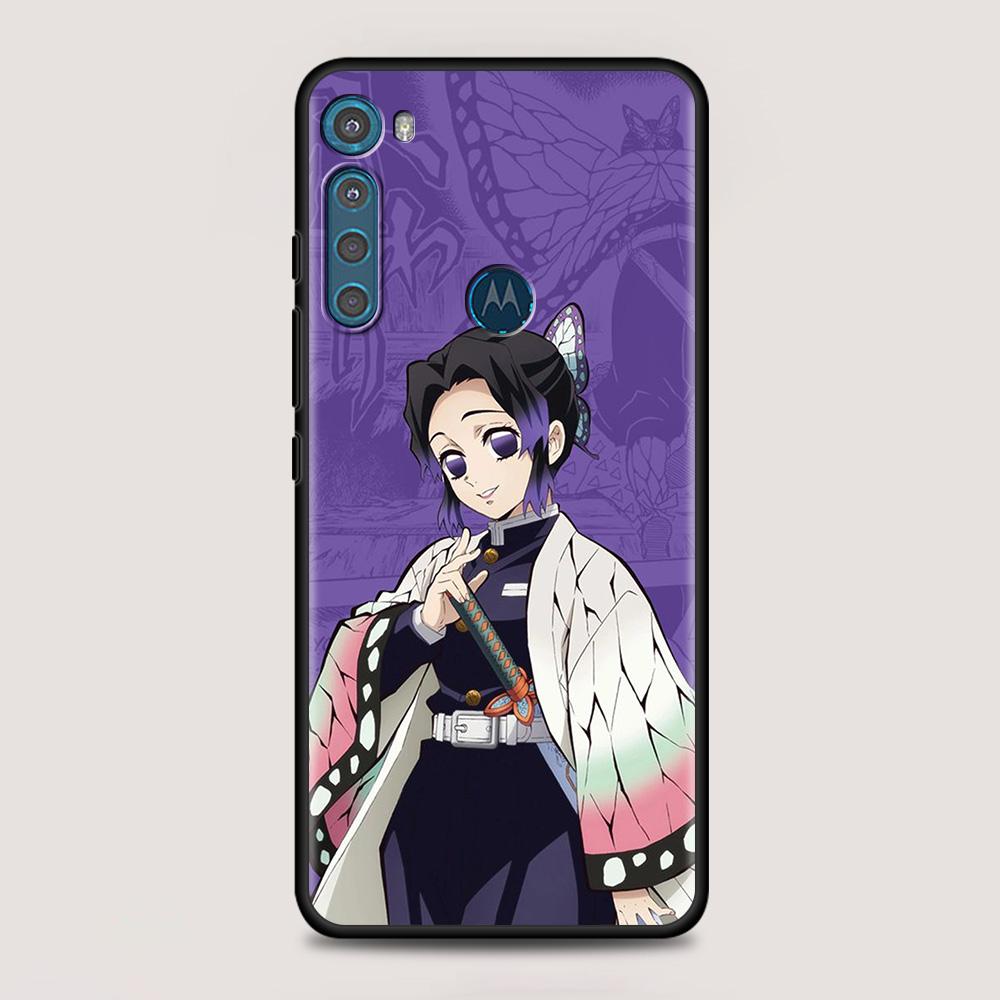 Чехол с рисунком аниме «Demon Blade» для MOTOROLA One Fusion для Moto G10 G9 G8 Plus Play Power One G20 G30 G40 G50 G60 Edge 20 Shell