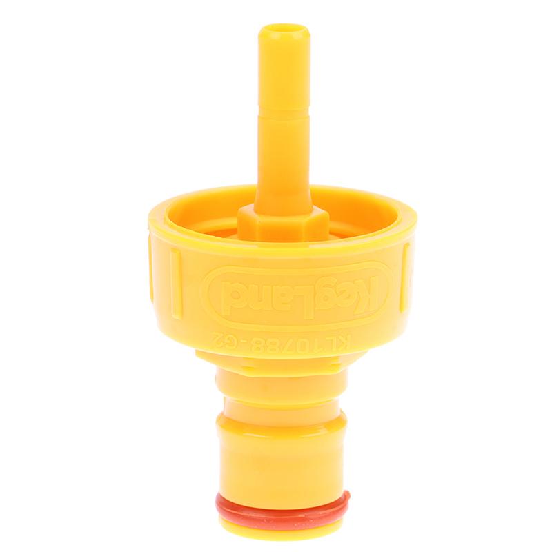 Крышка для газирования ПЭТ-бутылки с шариковым замком и счетчиком давления