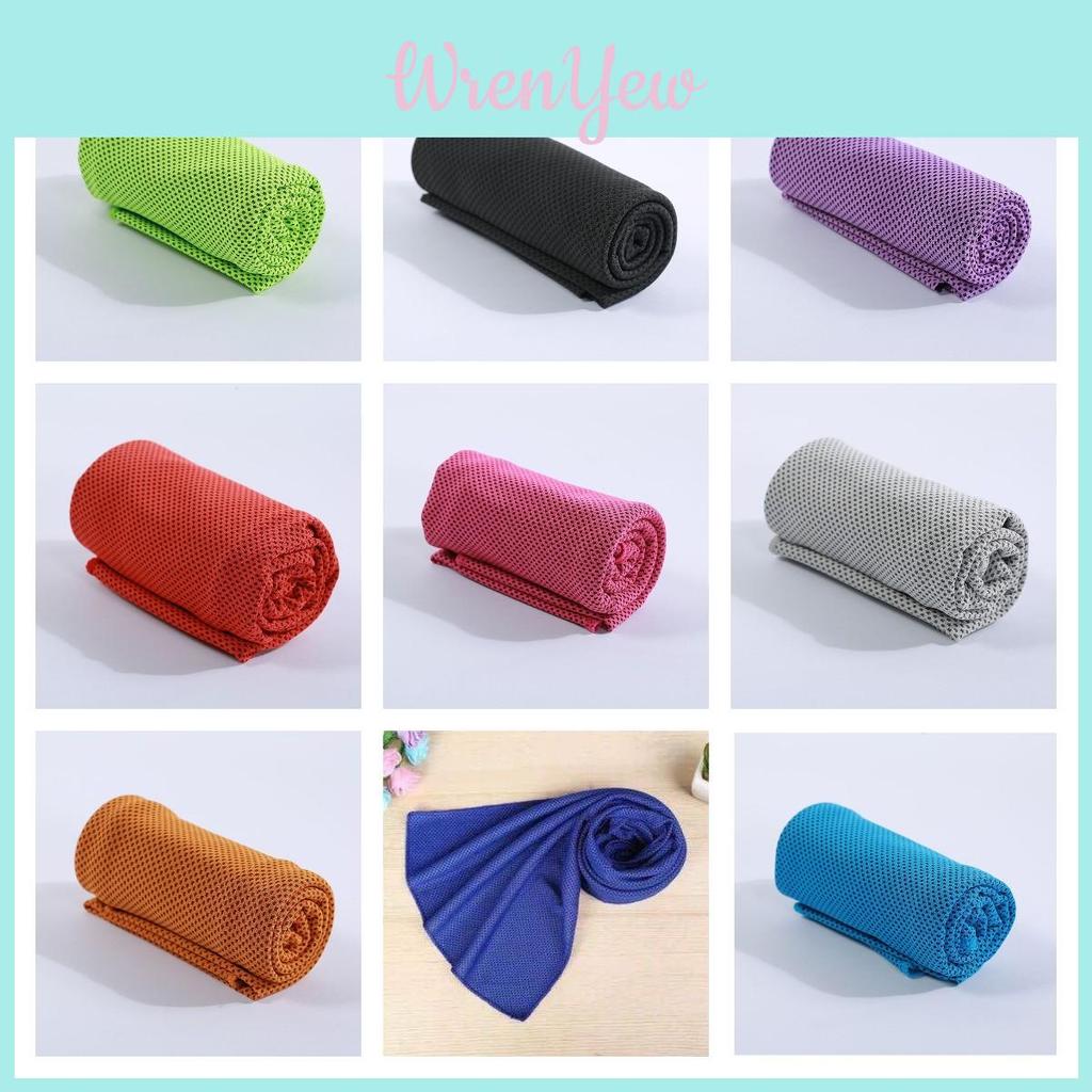 Premium Cotton Ice Towel Absorbent Chemical Free Durable Perfect For Running Yoga More
