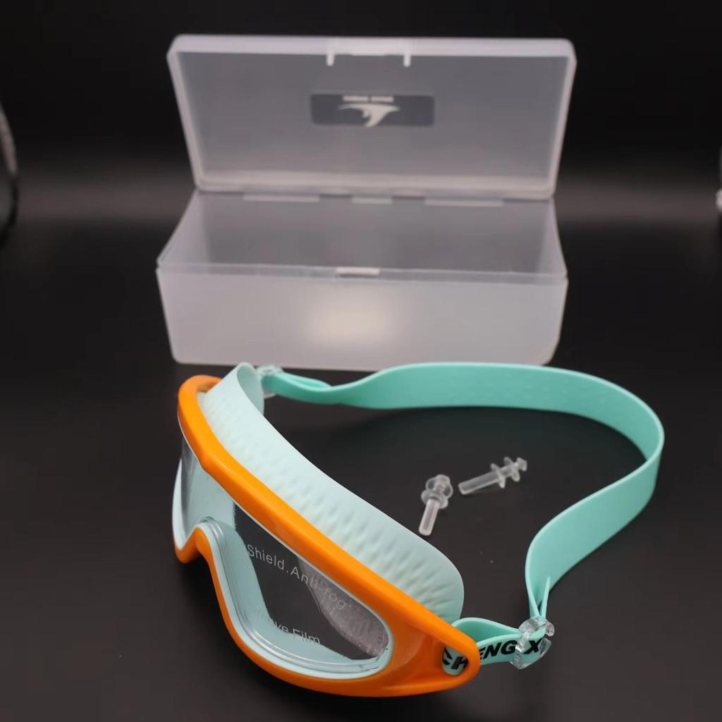 Adult Large Frame Swimming Glasses High-definition Waterproof Anti-fog Silicone Swimming Goggles Children's Swim Goggles