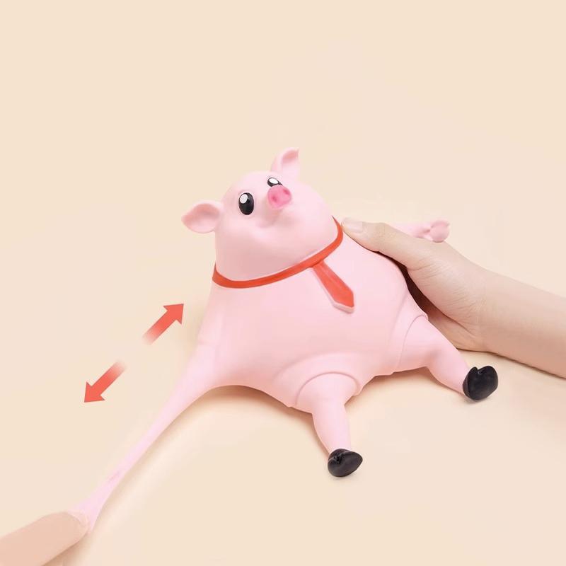 Creative New Pink Pig Squishy Stress Relief Decompression Toy Cute Squeeze Animal Little Pig Doll Pinch Fidget Toy