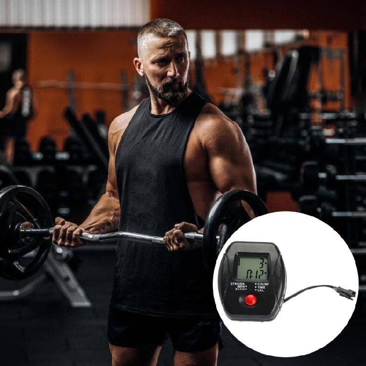 ЖК-дисплей Счетчик шагов Степпер Счетчик шагов Монитор Счетчик для abdominal wheel Машина для талии Воздушный ходок Выносливый