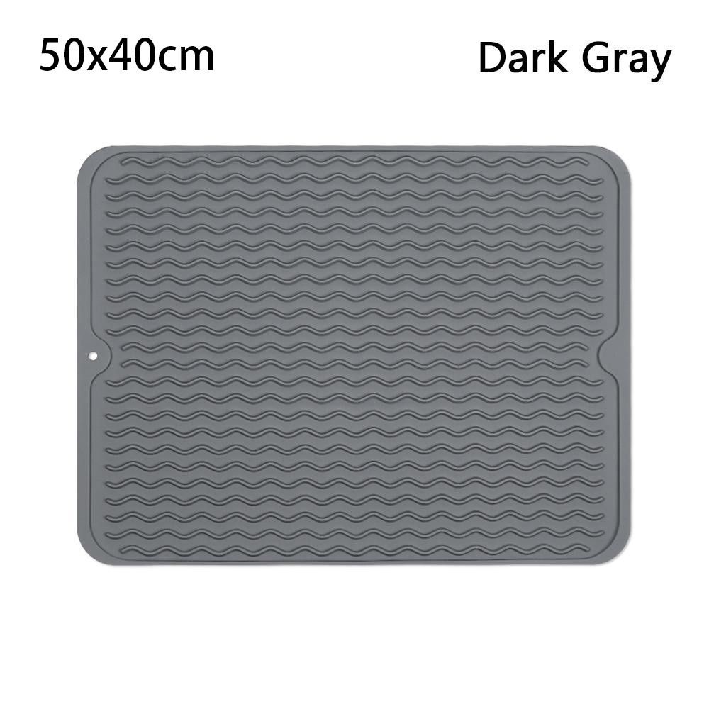 1 шт. держатель для посуды силиконовый коврик для сушки кухонный коврик для столовых приборов прочный теплоизоляционный коврик