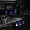 Автомобильный разветвитель прикуривателя с 2 розетками, USB-зарядкой, адаптер 12 В/24 В с USB-портом