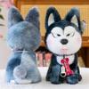 Ugly cute Doha doll plush toy bone pendant husky grab machine doll children's doll cute pet ornament