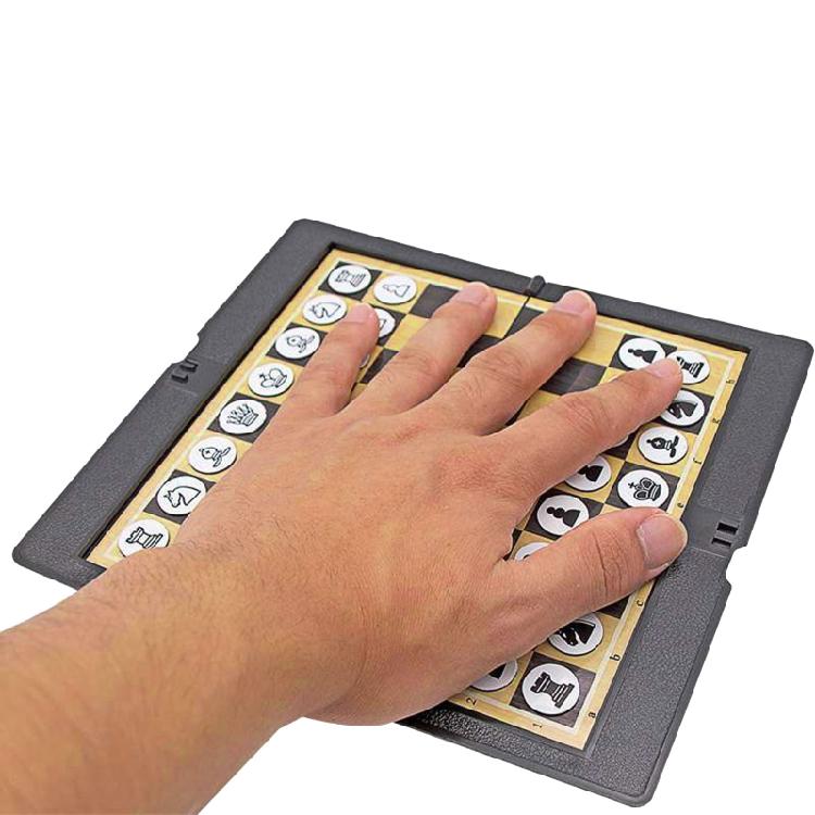 Магнитные Международные Шахматы Пластиковая Складная Шахматная Доска Шашки Головоломка Игра