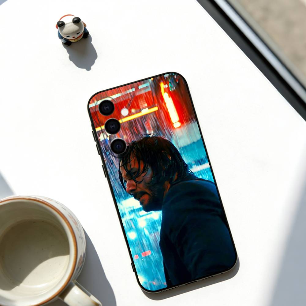 Чехол для телефона John Wick для Samsung Galaxy A73,A72,A71,A70,A53,A52,A51,Другие Мягкий Черный Чехол
