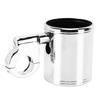 Handlebar Cup Holder Motorcycle Cup Holder Motorcycle Handlebar Cup Holder Chrome Adjustable Universal for ATV 22‑32mm Handle