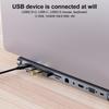 Док-станция USB C 11 в 1 с 4K HDMI-совместимым VGA Ethernet многопортовым адаптером 100 Вт PD SD/TF аудио Type C хаб для MacBook Pro/HP/Dell