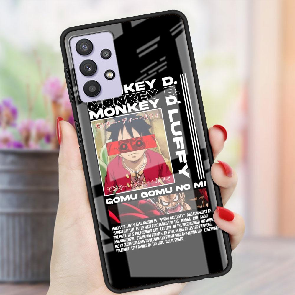 Чехол-стекло Boy Anime для Samsung Galaxy A52 A71 A50 A51 A70 A21s A31 A72 A10 A12 A30 A22 5G Phone Cover