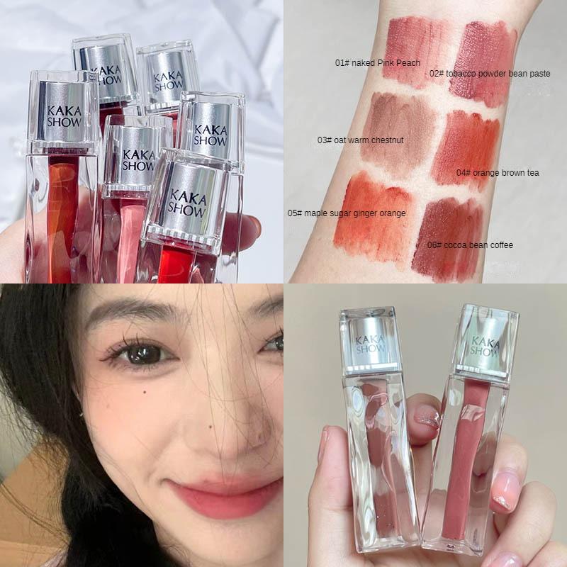 Глазурь для губ с клубничным медведем, бархатная матовая матовая глазурь, грязевая увлажняющая, не легко испачканная чашка, милая помада белого цвета