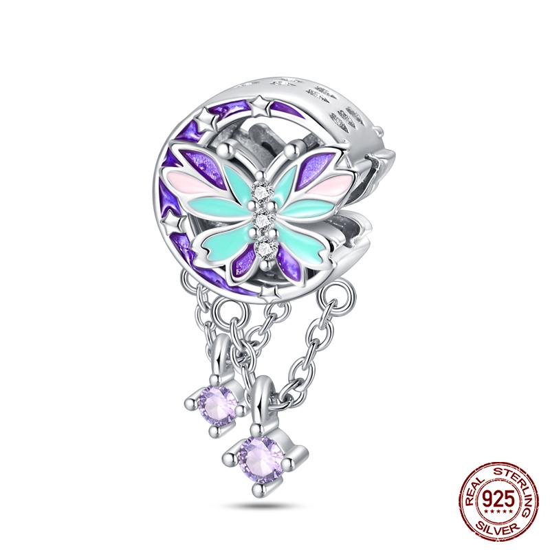 100% Настоящая Медь Перья Ловец Снов Кисточки Шармы Бусины Подходят для Оригинального Браслета-Браслета Qikaola Модная Бижутерия Сделай Сам