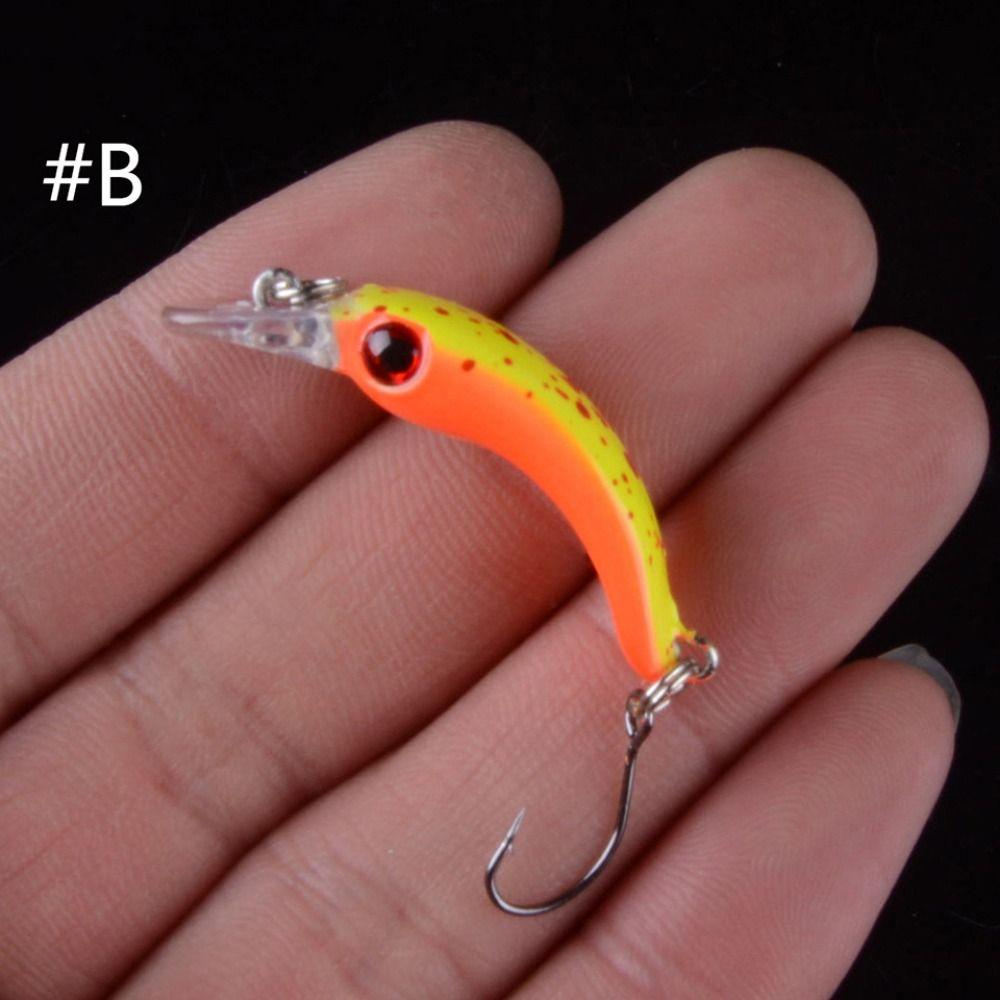 ABS Metal Fishing Jig Lure 4 см/1,5 г VIB Hard Bait Floating Minnow Baits Winter Fishing