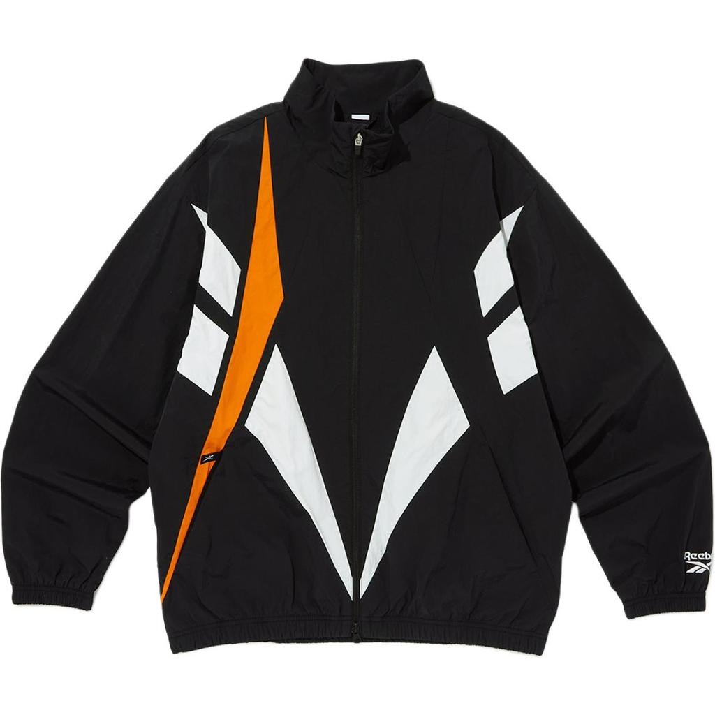 Reebok X Vector Коллаборация Стойка воротник Повседневный Длинный рукав Ветровка Унисекс Верхняя одежда Черный REJU4EJ30BK