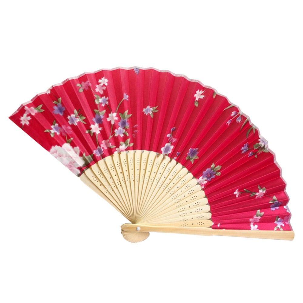 Bamboo Vintage Home Decoration Photography Prop Hand Held Folding Fan Wedding Gifts Ornament Fan