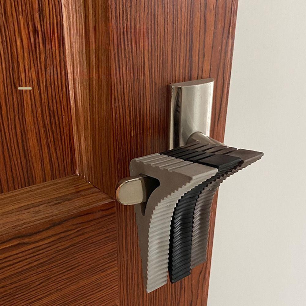 Резиновые дверные упоры Треугольный дверной блок Многоразовый дверной упор Домашний офис