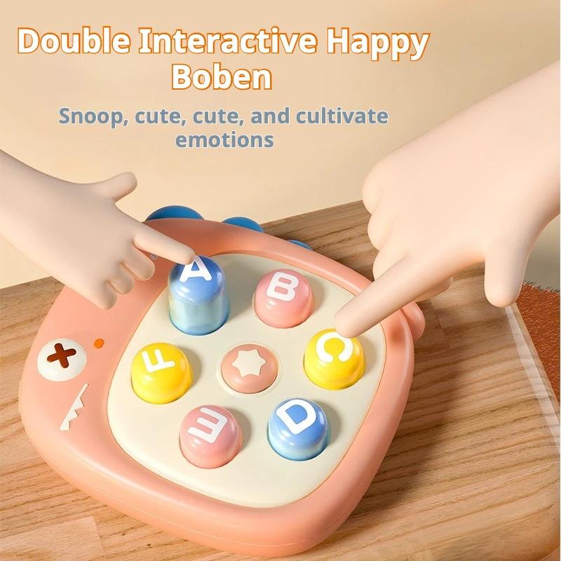 Сенсорная игрушка Pop Push Bubble Игра «Whack A Mole» с музыкой и светодиодной подсветкой Милая утка Обучающая игрушка для малышей Детей День рождения