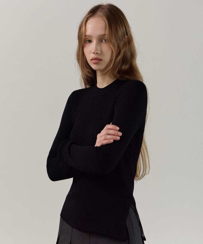 ELLIOTI Diagonal Flow Knit Ts_3Color