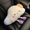 Soft Clouds Plush Neck Pillow Plush Clouds Waist Support  Car Accessories