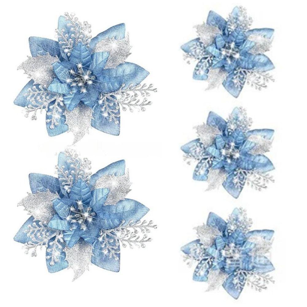 5Pcs/set DIY Fake Flowers Fake Christmas Wreath Accessories Party Supplies