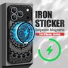 Ретро Чехол С Цветочным Узором Мандала Для iPhone 17 Pro Max Чехол iPhone 16 Pro Max 15 14 13 16E 17E Магнитный Для Magsafe Гибридный Матовый Чехол