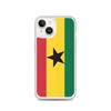Coque iPhone - PIXELFORMA - iPhone 14 - Drapeau Du Ghana - Silicone Souple - Protection Complète