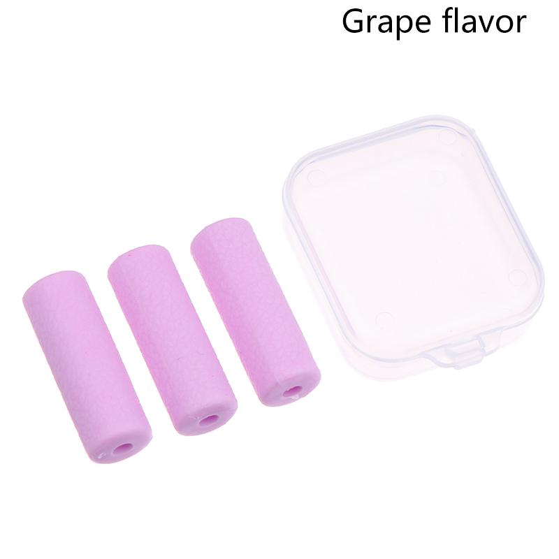 3 шт. жевательные фиксаторы для зубов ортодонтические невидимые фиксаторы для зубов выравниватели зубов жевательные силиконовые палочки Perfect Smile Fruit