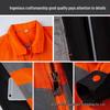 Мужской светоотражающий рабочий комплект для весны и осени - Идеально подходит для санитарии, ландшафтного дизайна и строительства