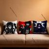 Twotime Forsaken Acrylic Anime Pillow Case Anti-Dustmite Pillowcase Invisible Zipper Silky Short Plush Sofa Cushion Cover