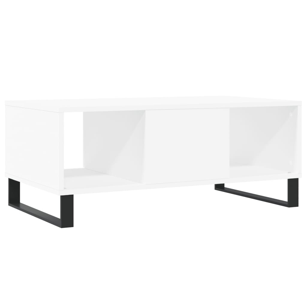 Vidaxl Кофейный столик, Белый 90X50X36,5 см, Материал Древесно-стружечная плита