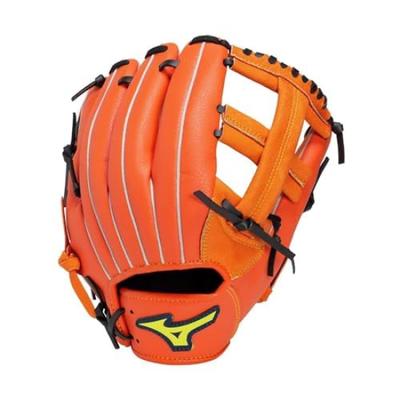 Mizuno DEAR ROOKIE Бейсбольная перчатка для софтбола 1AJGR00800 5109 Ярко-оранжевый x Черный Бросок Прямой магазин (Универсальный/Размер 9) Правша (Мизуно