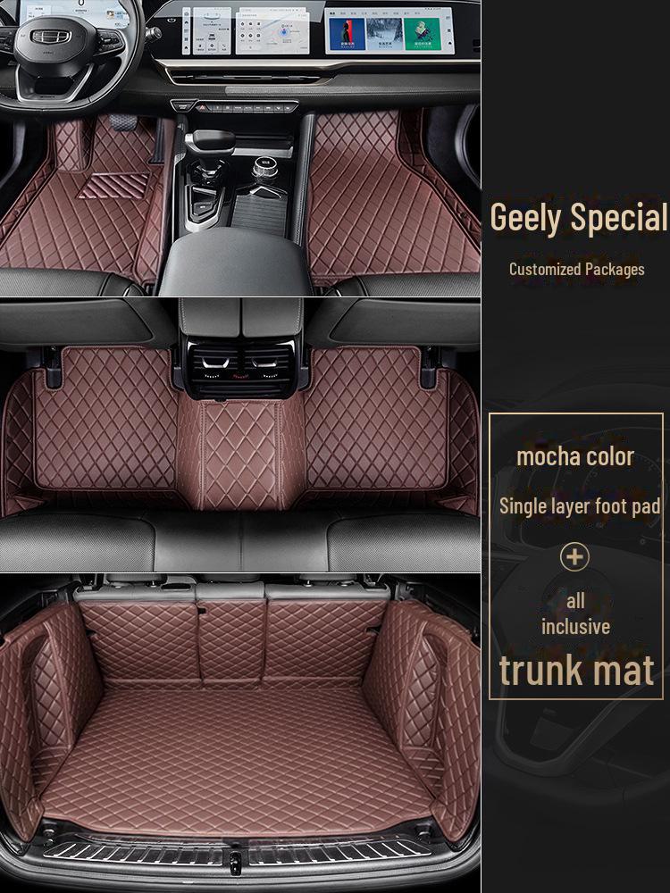 Всепогодные коврики для моделей Geely: Xingyue L, Ruiicon, Binyue, Boyue Cool, Galaxy L7/L6, Dihao GS