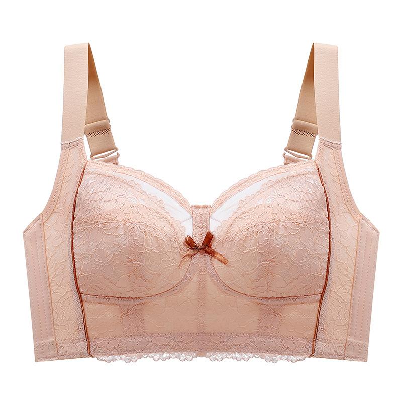 Latex E Cup Bra Women's Adjustable Large Size Underwear Gathering Wireless Bra Invisible Sensual Sexy Lace Lingerie