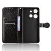 For TCL 503 Wallet Case Dot Pattern Imprint PU Leather Phone Cover