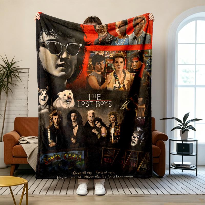 The Lost Boys Soft and comfortable flannel Suitable for sofas living rooms outdoor camping travel and also makes a great anniversary gift